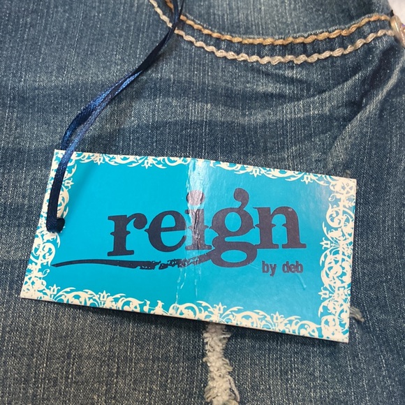 NWT Reign by DEB Size 7 Jean Skirt - Picture 2 of 11